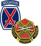 10th Mountain Division Military Badge