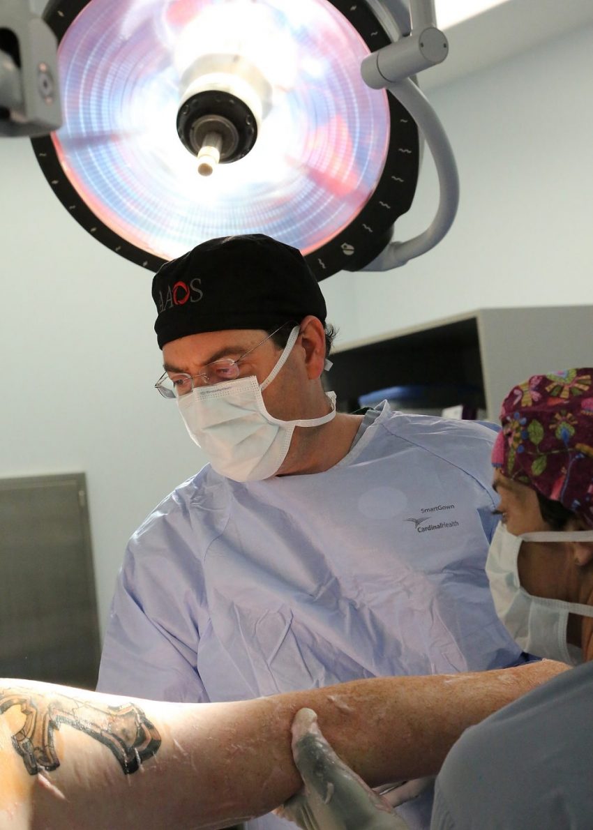 Orthopedic Surgeon Working