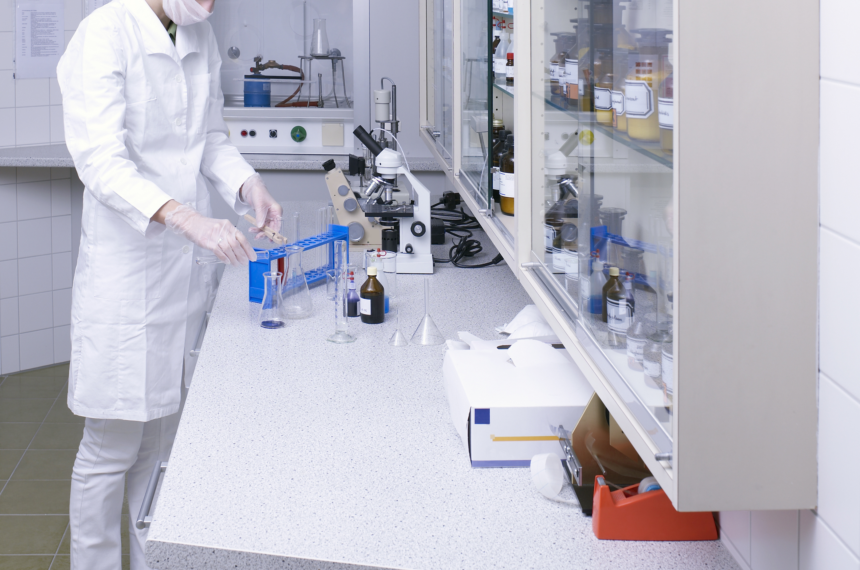 Medical Test Being Performed In A Laboratory