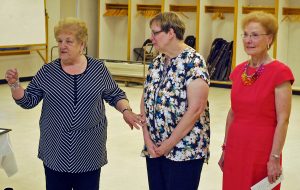 Ann Hancok with Michel Camidge and Yolanda Skvorak