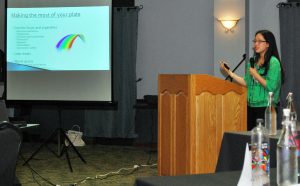 Board Certified Nutrition Support Clinician Susie Kim, MS, RD, CDN, CNSC, speaks to guests during her presentation, “The role of nutrition in stroke prevention and treatment.” Carthage Area Hospital held its Community Engagement Series event “Stroke Awareness: Always Hope” Wednesday, May 24, at the Carthage Elks Lodge, 511 Fulton St.