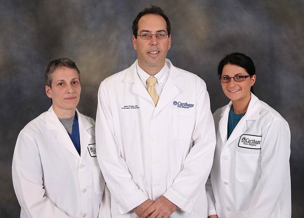 Three Orthopedic Specialists