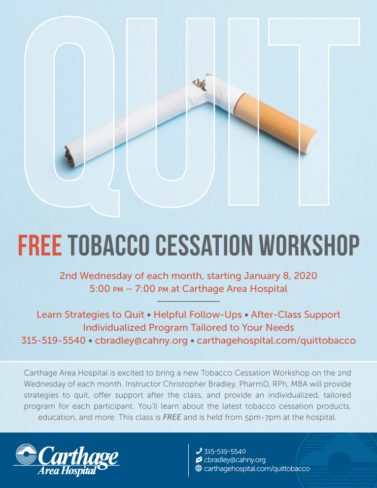 Learn Effective Strategies to Quit Smoking in the New Year - Carthage Area  Hospital