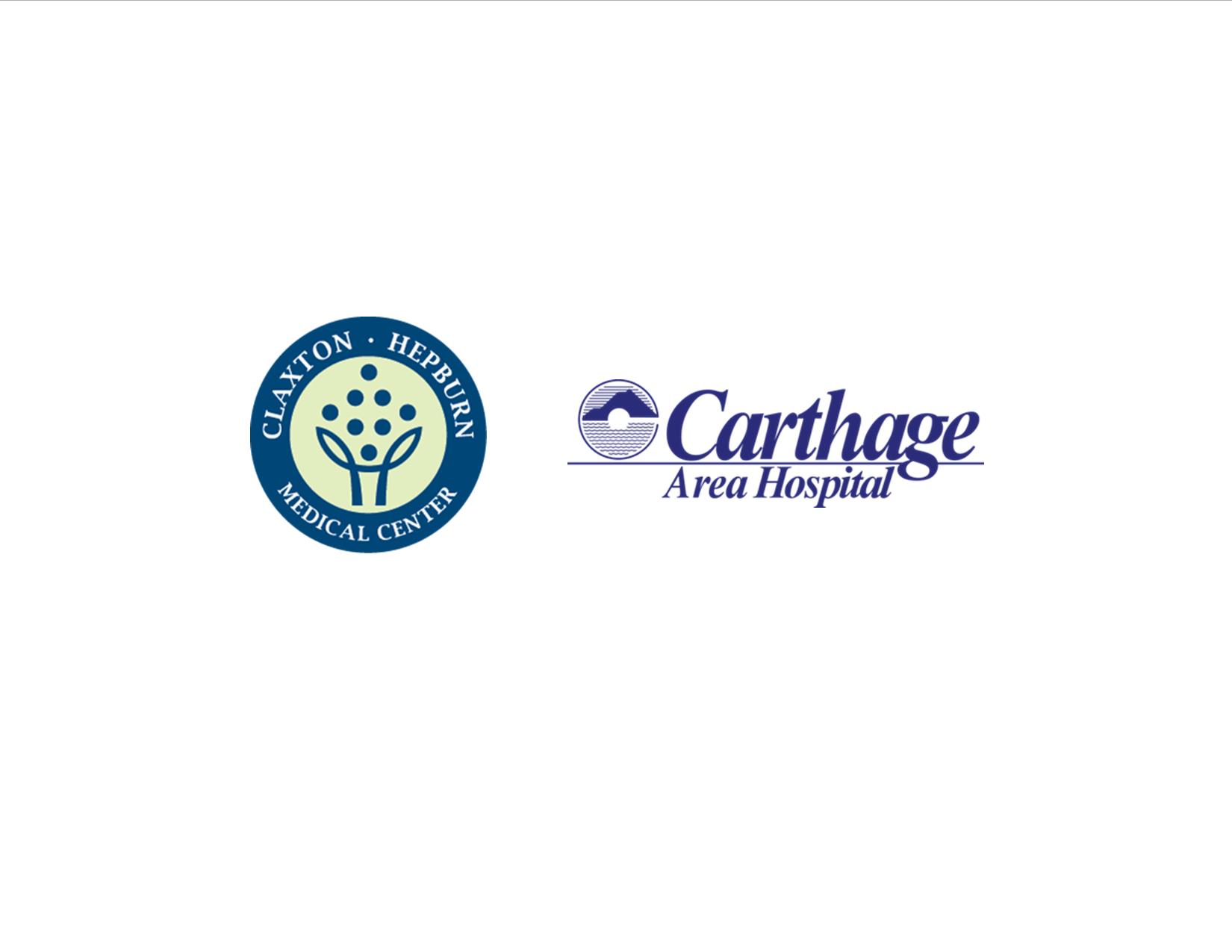 Carthage Area Hospital logo and Claxton Hepburn Medical Center logo